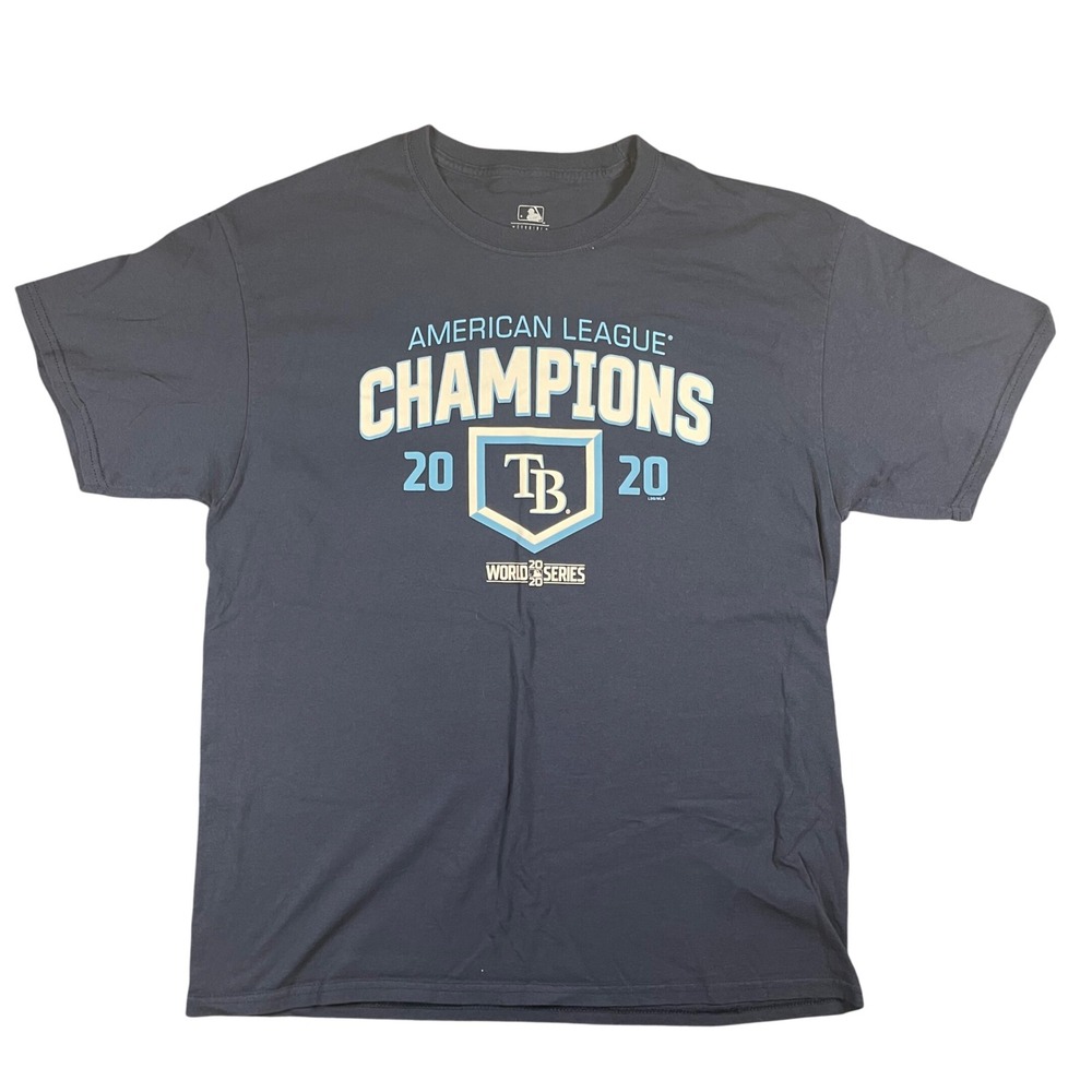 Tampa Bay Rays‎ MLB American League Champions 2020 World Series T Shirt Mens L